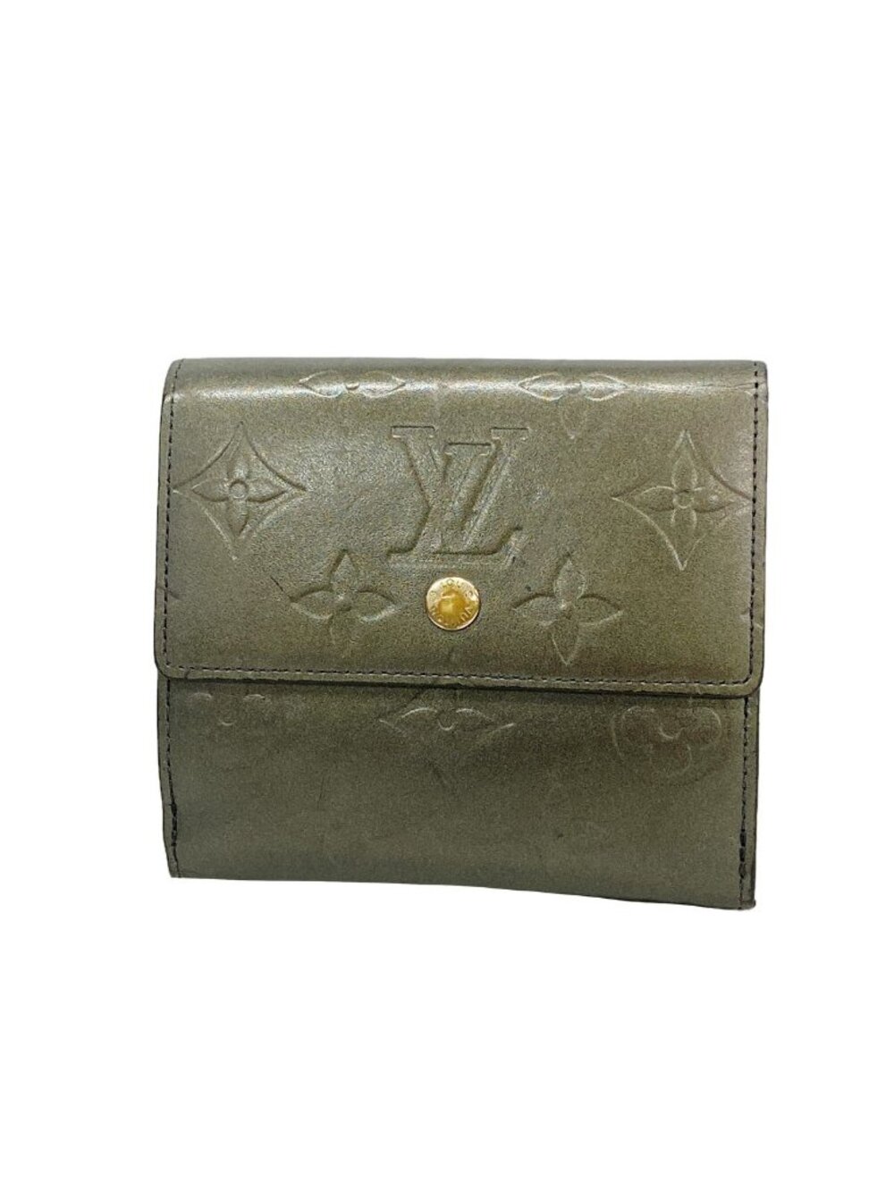Louis Vuitton Wallet Monogram Matte Porte Monnaie Billets Cartes Credit Noir